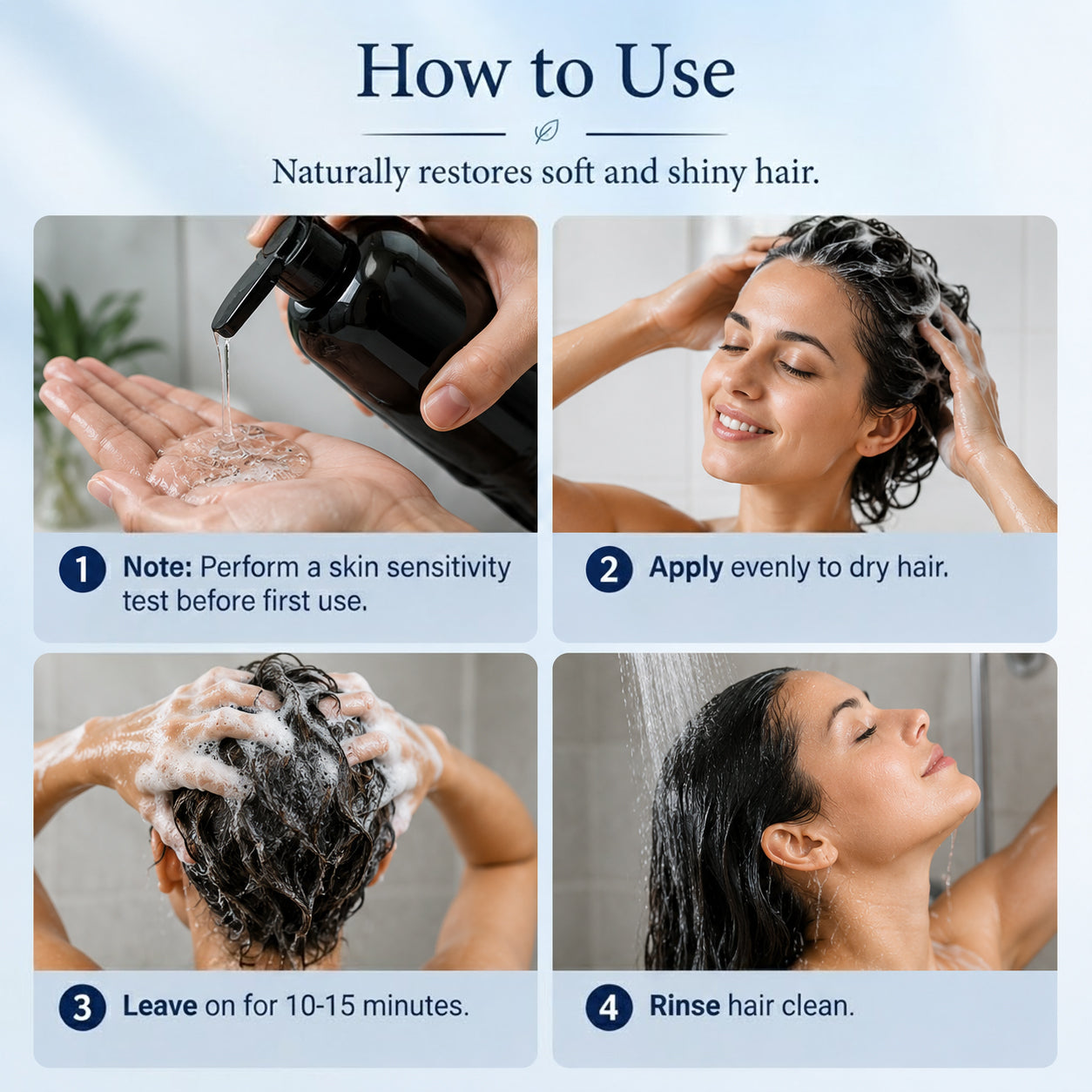 3-in-1 Hair Color Shampoo Color. Cleanse. Condition- All in One