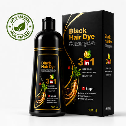 3-in-1 Hair Color Shampoo Color. Cleanse. Condition- All in One