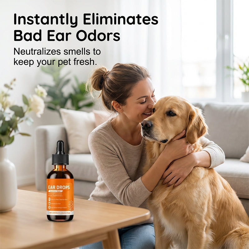 🔥🔥Natural Dog & Cat Ear Drop for Itching & Wax Build-Up