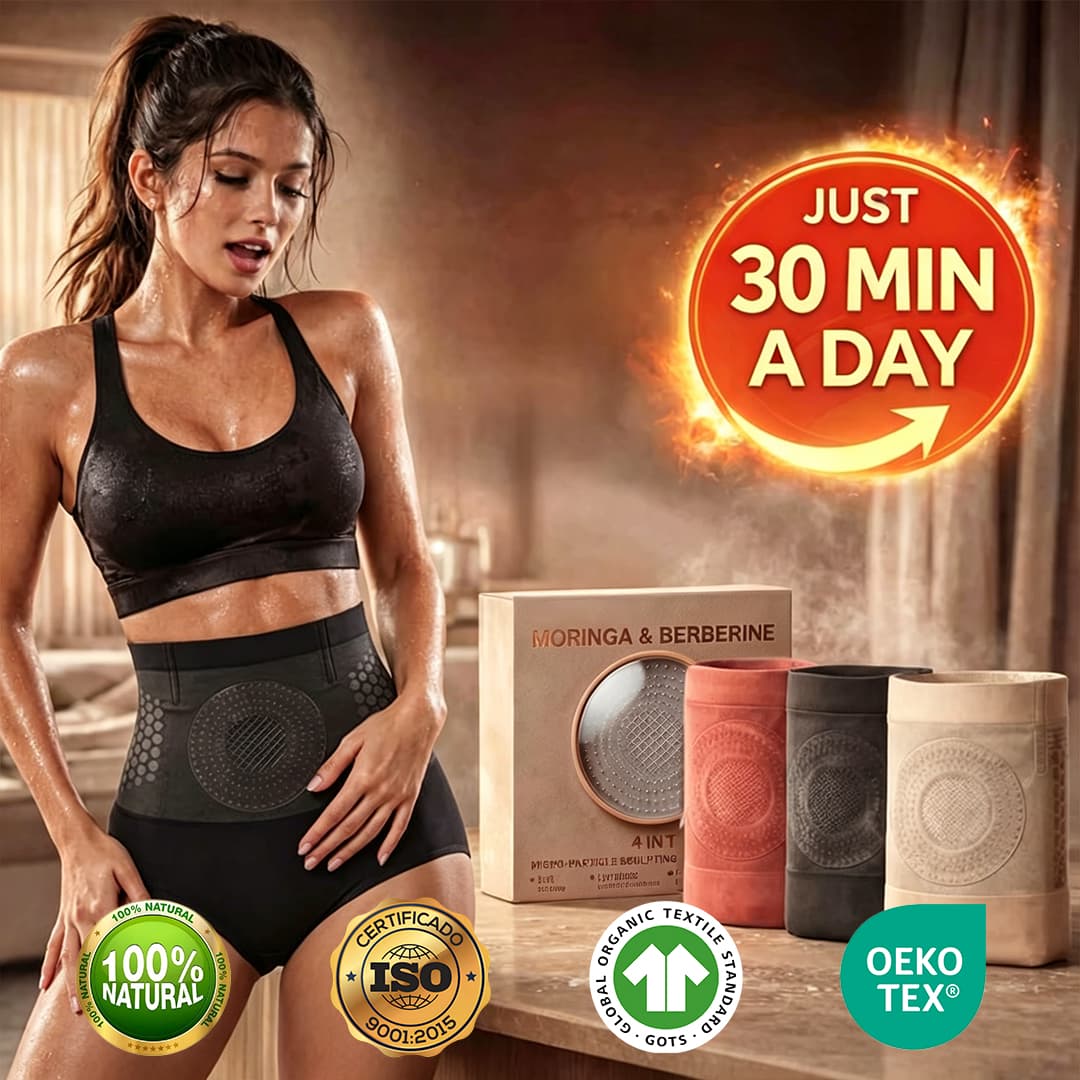 Moringa & Berberine 4-In-1 Micro-Particle sculpting & Fat-Burn shorts