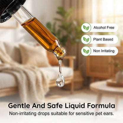 🔥🔥Natural Dog & Cat Ear Drop for Itching & Wax Build-Up